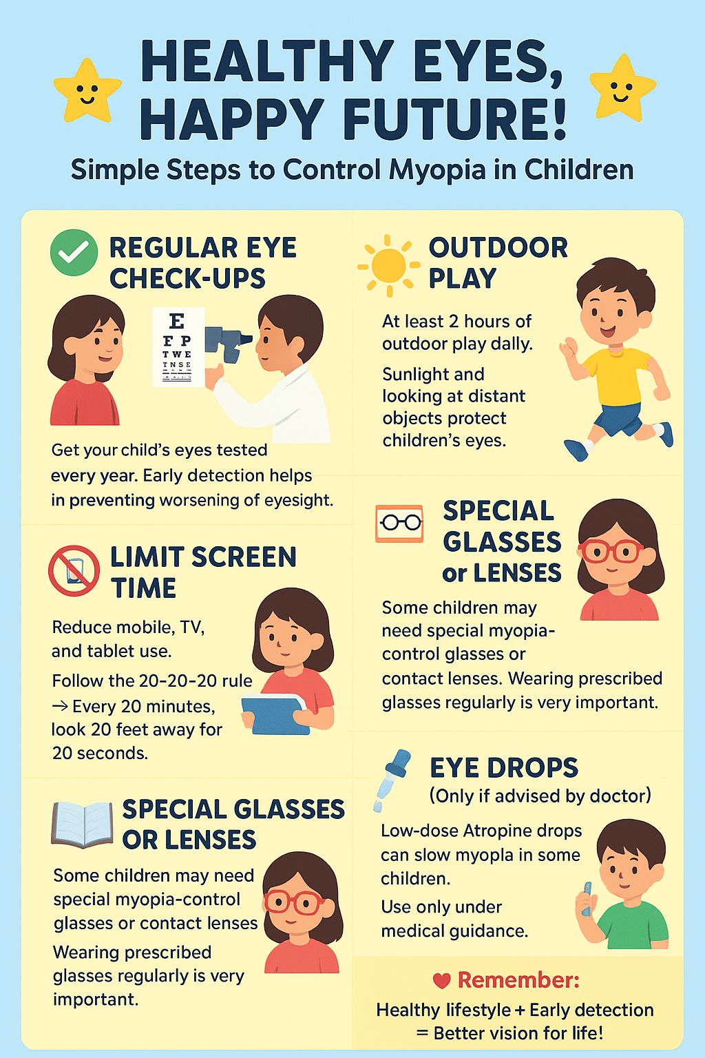 Child eye care awareness
